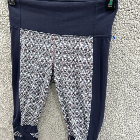 Athleta Leggings Women's Size Medium Yoga Pants Mesh See Through Legs - Picture 2 of 14